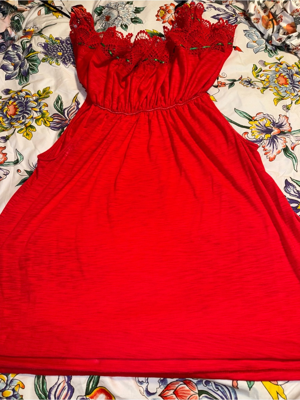 Women's Red Blouse - Picture 2 of 5